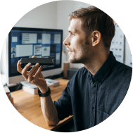 Man talking on the phone