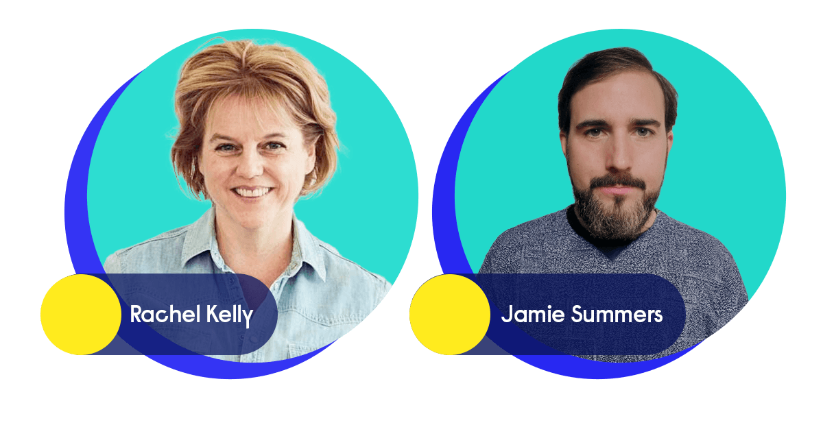 Rachel Kelly - author and writer and Jamie Summers - Services Operations Manager at SANE